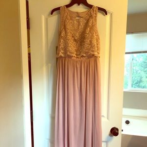 Blush formal dress
